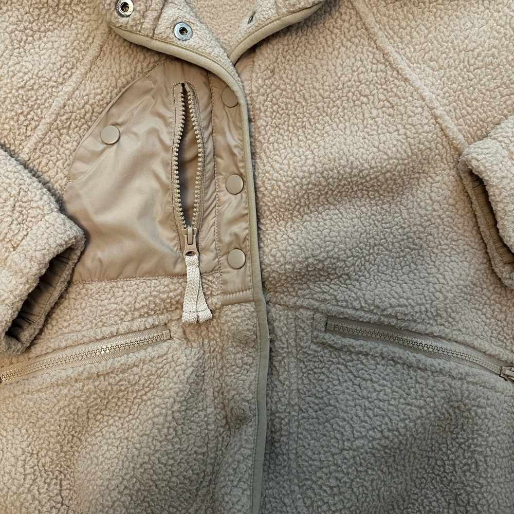Free People Teddy Jacket in Beige - Picture 6 of 6
